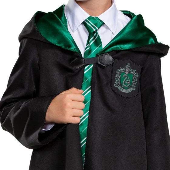 Disguise Slytherin Robe Classic Costume - Child 4 Disguise Slytherin Robe Classic Costume - Child - Image 4