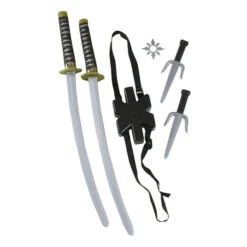 Fun World Ninja Double Backpack Sword