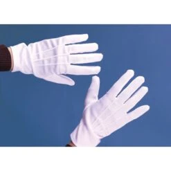 Fun World White Professional Gloves With Snap