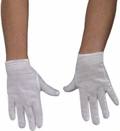 Fun World White Costume Gloves - Child