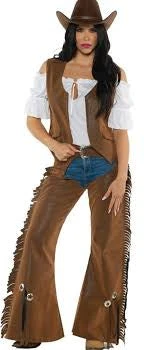 Cowgirl Western Costume - Adult