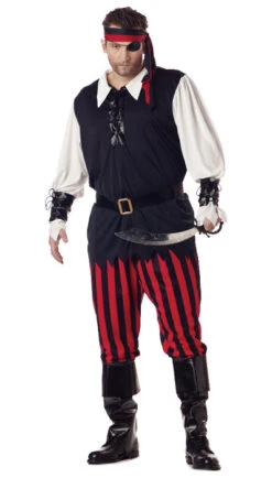Cutthroat Pirate Costume - Plus Adult