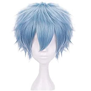 Blue Anime Wig 1 Blue Anime Wig