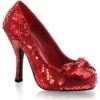 Sexy Red Sequin Dorothy Shoes