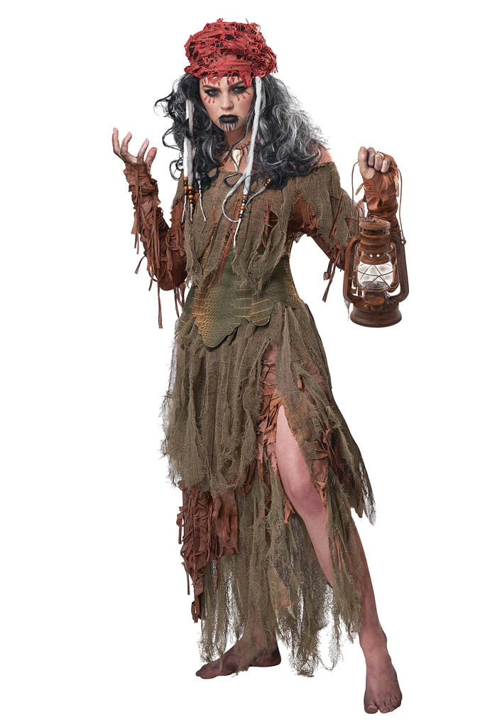Voodoo Swamp Witch Costume Adult 1 Voodoo Swamp Witch Costume Adult