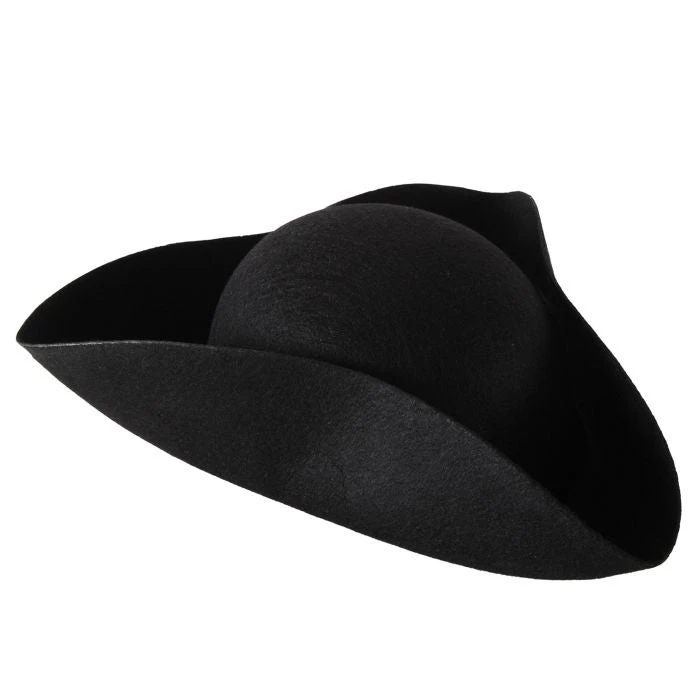 Hat - Tricorn Black 1 Hat - Tricorn Black
