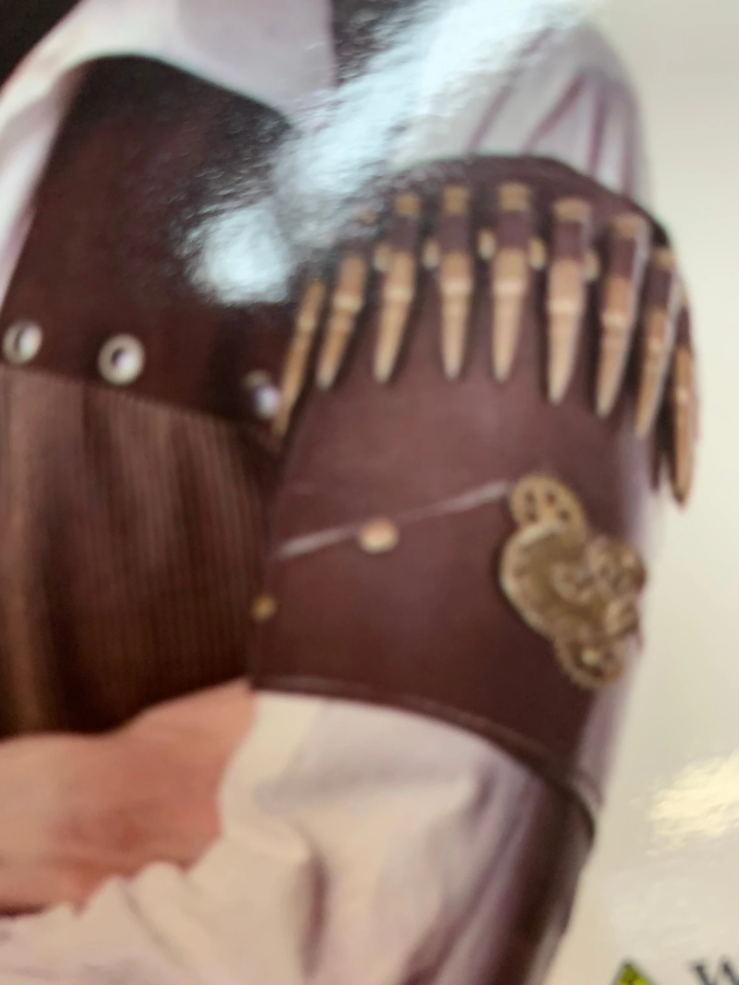 Leather Like Bullet Cuff 1 Leather Like Bullet Cuff