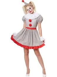 Horror Clown Dress Costume - Adult