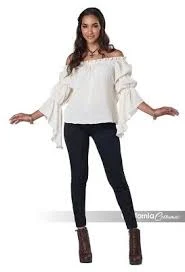 Women's Renaissance Peasant Blouse - Adult