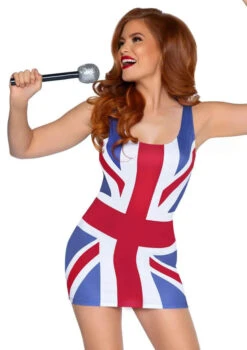 LEG AVENUE British Flag Dress Costume - Adult