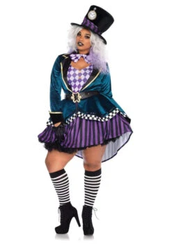 LEG AVENUE Delightful Mad Hatter Costume - Women's - Plus