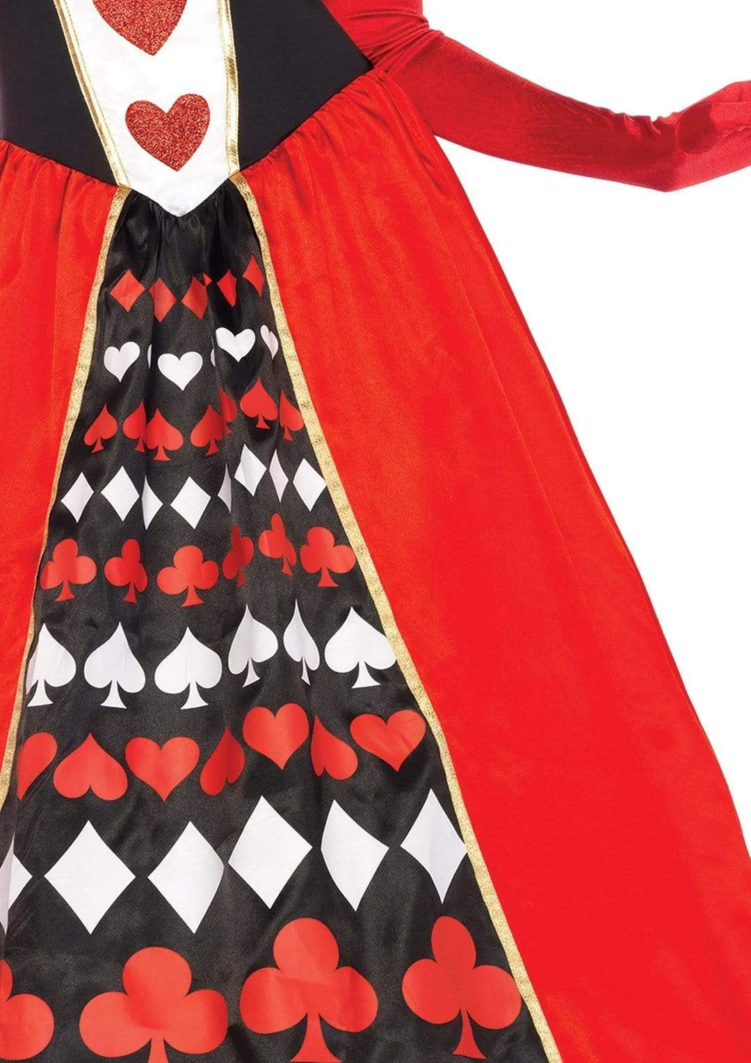 LEG AVENUE Deluxe Queen Of Hearts Costume - Adult -Long 5 LEG AVENUE Deluxe Queen Of Hearts Costume - Adult -Long - Image 5