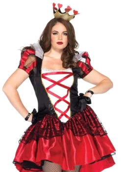 LEG AVENUE Royal Red Queen Costume - Women's Plus