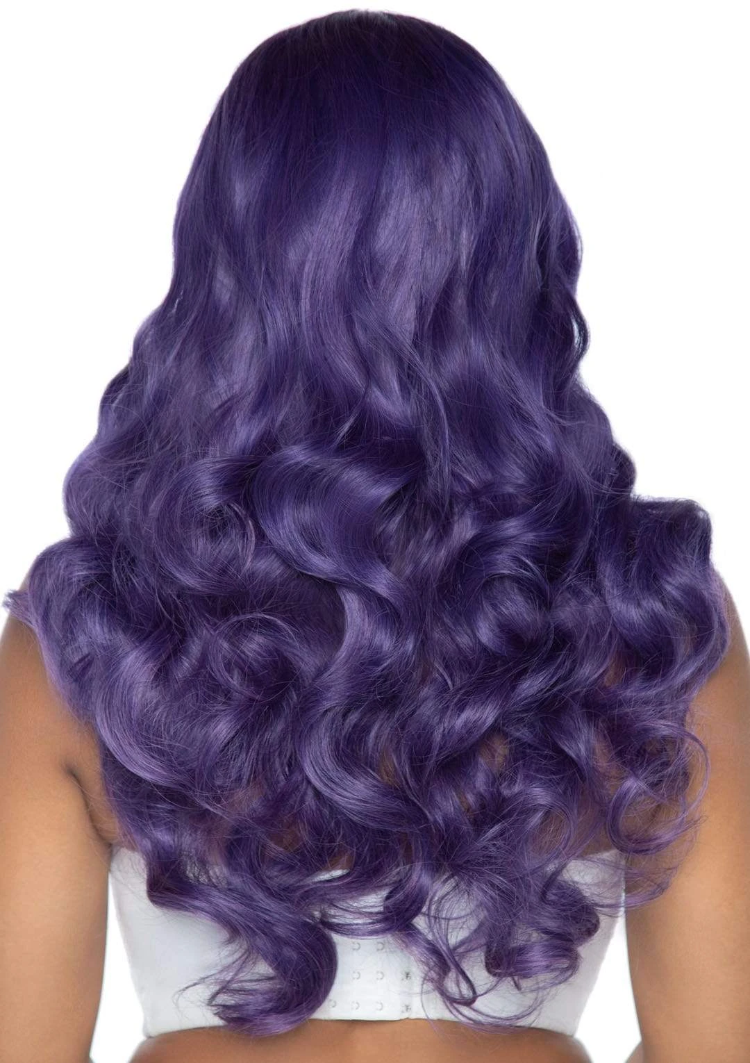 LEG AVENUE Mermaid Wave Long Wig - Purple 2 LEG AVENUE Mermaid Wave Long Wig - Purple - Image 2