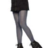 LEG AVENUE Nylon Women's Standard Solid Tights - Grey