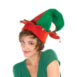 Elf Hat W/Bells