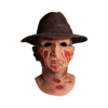 TRICK OR TREAT STUDIOS A Nightmare On Elm Street (Springwood Slasher)- Freddy Krueger Mask With Fedora