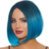 Dreamgirl Mid-Length Blue Ombré Bob Wig