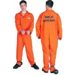 Orange Prisoner Jumpsuit Extra Large