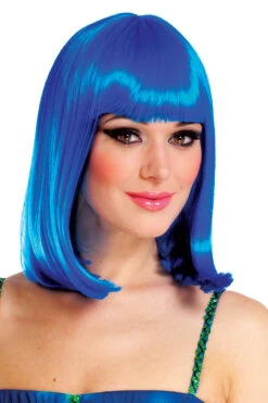 Deluxe Peggy Sue Wig - Blue