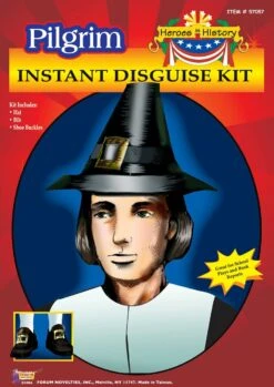 Forum Novelties Heroes In History Instant Disguise Kit - Pilgrim Man