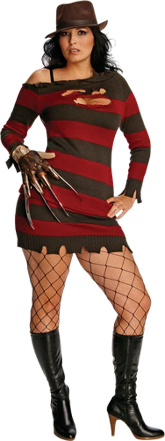 A Nightmare On Elm Street - Miss Krueger Costume - Plus Size 1 A Nightmare On Elm Street - Miss Krueger Costume - Plus Size