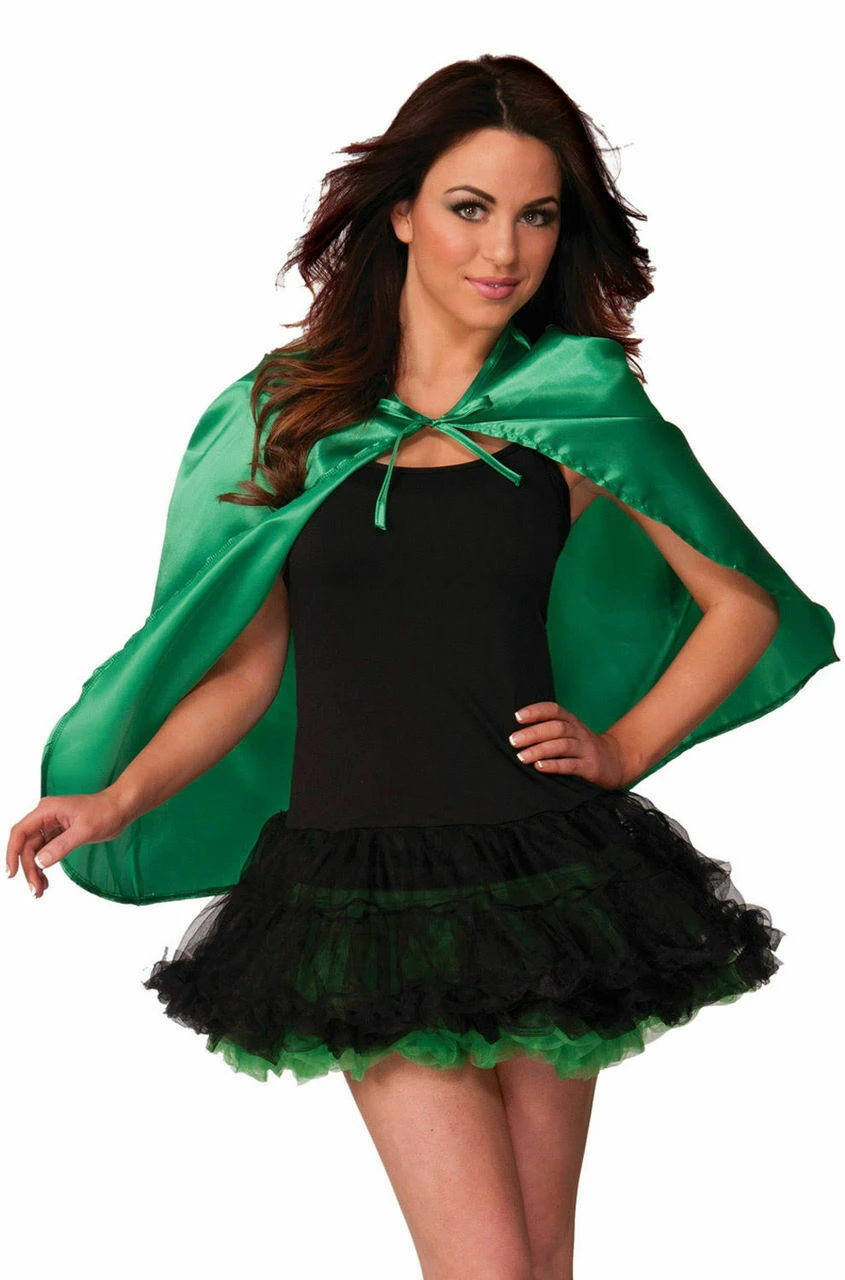 Forum Novelties Short Green Fantasy Cape 1 Forum Novelties Short Green Fantasy Cape