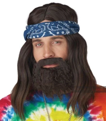 Roll It Up Wig And Beard Set 1 Roll It Up Wig And Beard Set