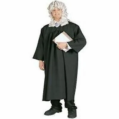 Black Judge Robe - Adult 2 Black Judge Robe - Adult - Image 2