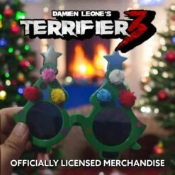 Terrifier 3 Official Christmas Tree Glasses