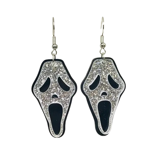 Screaming Ghost Earrings 1 Screaming Ghost Earrings