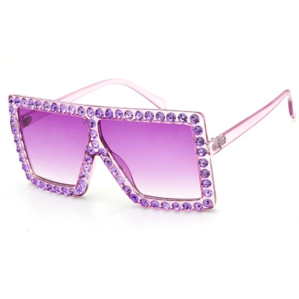 Elton Style Gem Filled Sunglasses 2 Elton Style Gem Filled Sunglasses - Image 2