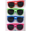 Neon Bright Colored Sunglasses W/Splatter Effect
