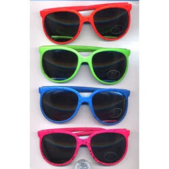 Neon Bright Colored Sunglasses W/Splatter Effect