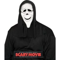Fun World Scary Movie Mask With Shroud -Caufields Store stoned