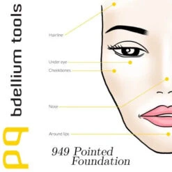Bdellium Tools - Studio Series 949 Pointed Foundation Brush -Caufields Store studio 949 pointed foundation 33