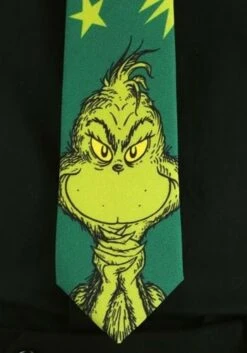 Dr. Seuss' The Grinch - Character Necktie -Caufields Store the grinch character necktie alt 1