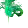 Green Festive Party Mask On Stick