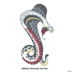 Vintage Cobra Tattoo